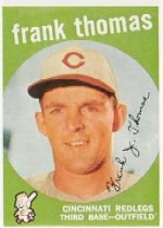1959 Topps Baseball Cards      490     Frank Thomas